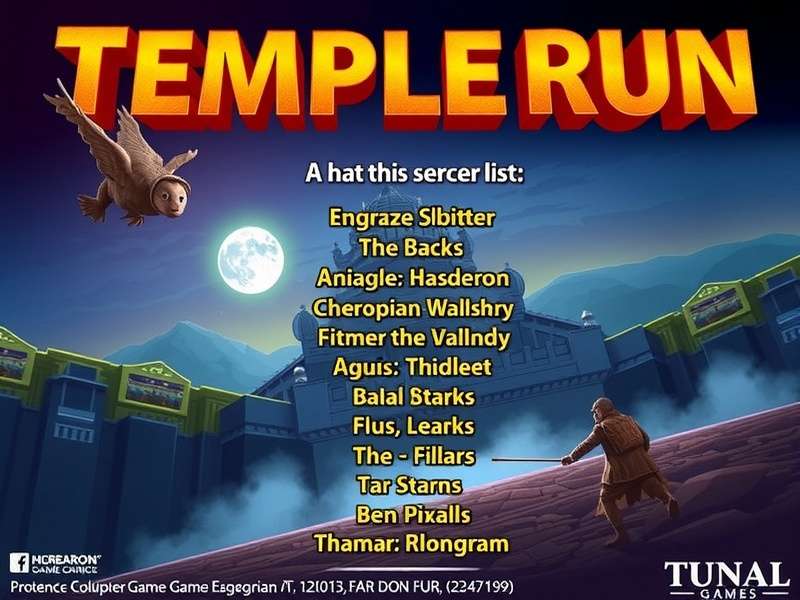 Temple Run: Ancient Curse Movie Poster