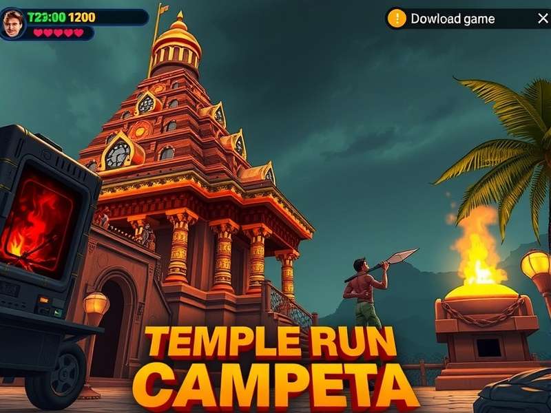 Temple Run Computer Gameplay