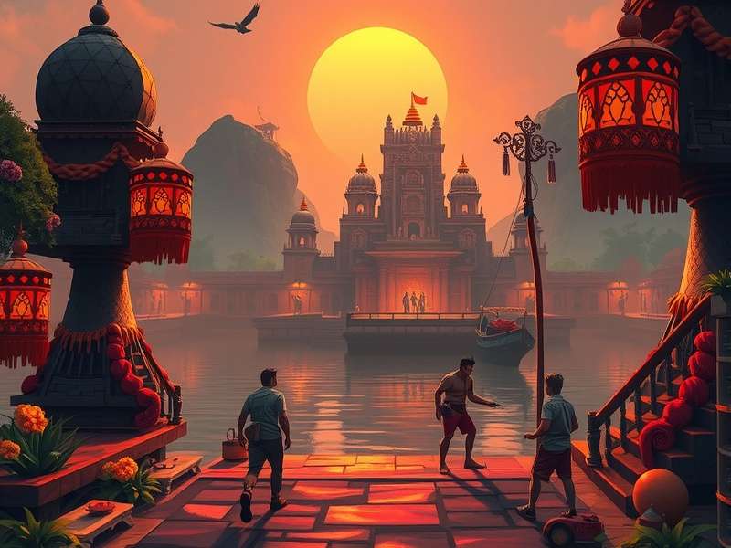 Temple Run Doom Lagoon gameplay screenshot