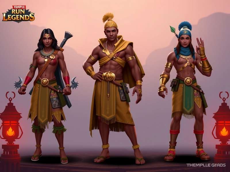 Temple Run Legends outfits collection