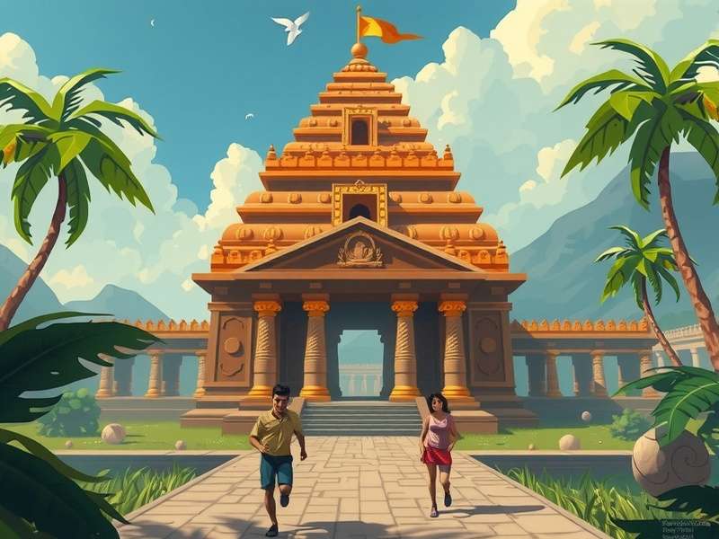 Temple Run Gameplay Screenshot