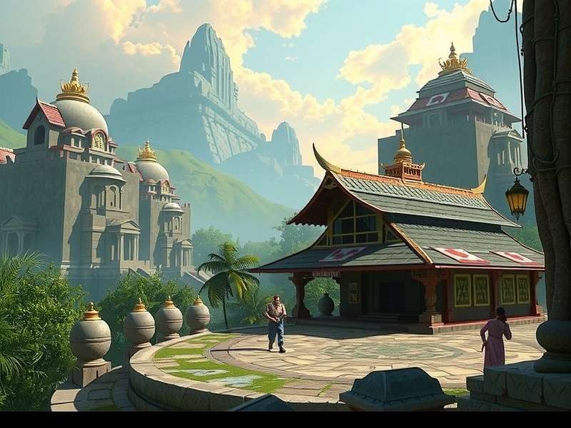 Temple Run 6726 Winding Gameplay Screenshot