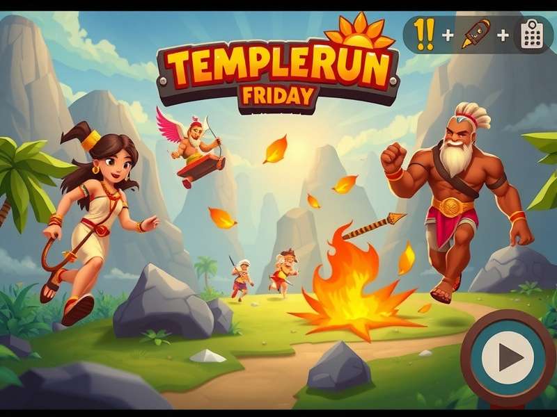 Temple Run Miniplay Friday गेमप्ले
