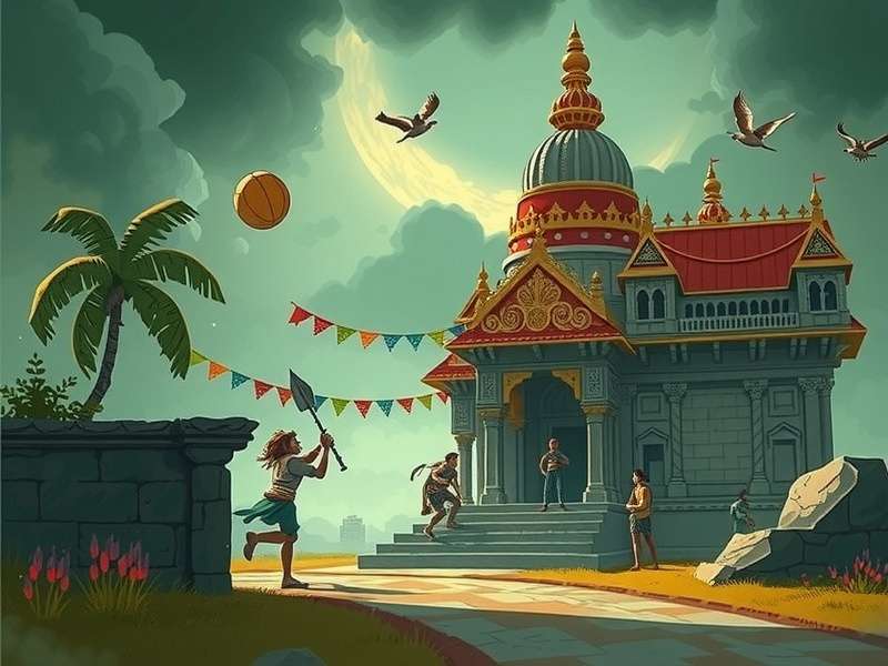 Temple Run Mane King gameplay screenshot
