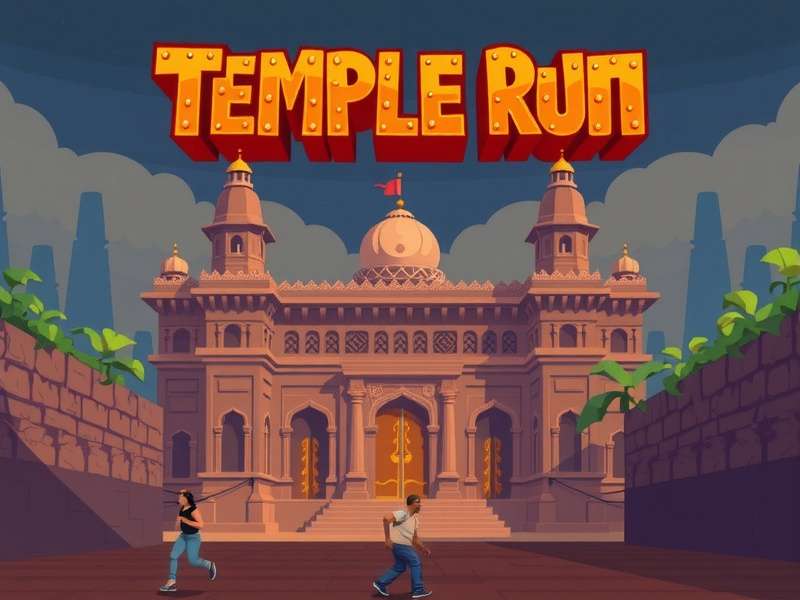 Temple Run 672 Flats गेमप्ले