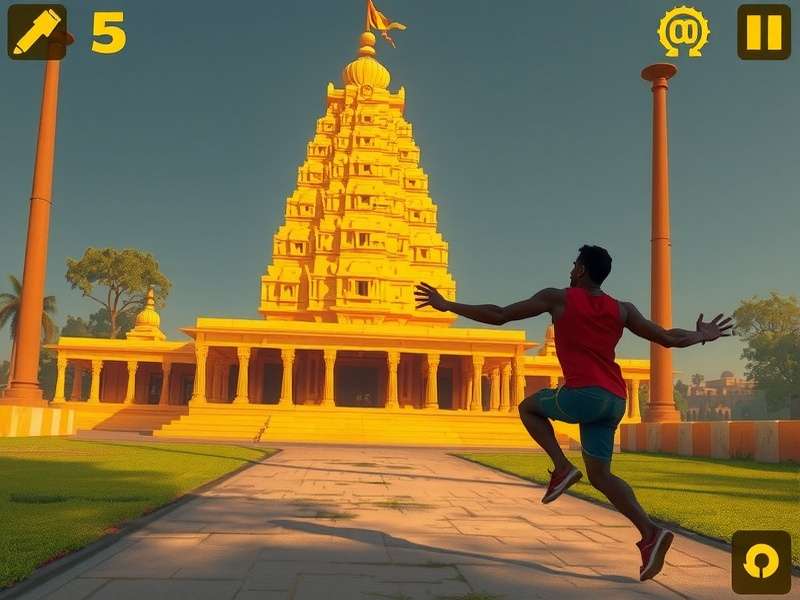 Temple Run Mane Kick gameplay screenshot