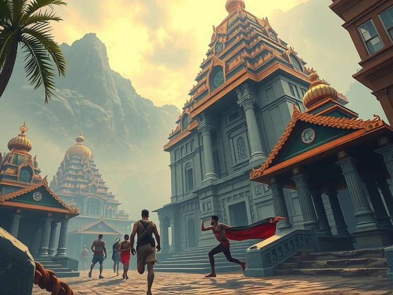 Temple Run Flashboys Gameplay