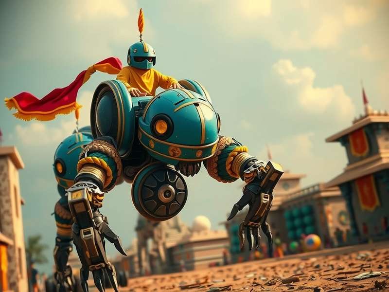 Temple Run Robot Gameplay