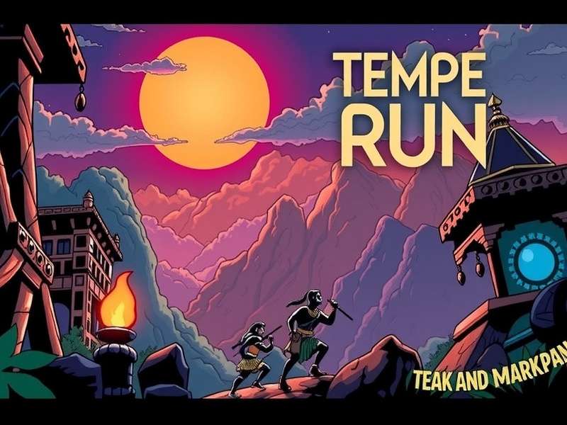 Temple Run Comic Book Cover