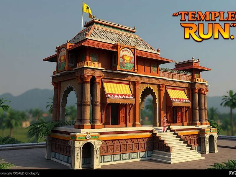 Temple Run 3D Model कस्टमाइजेशन