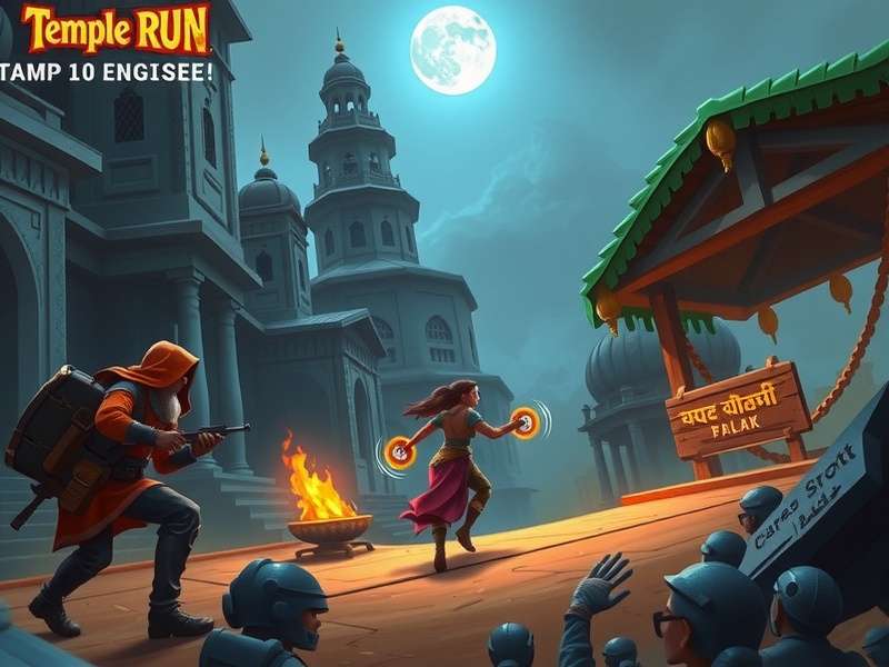 Temple Run Laptop Game Screenshot