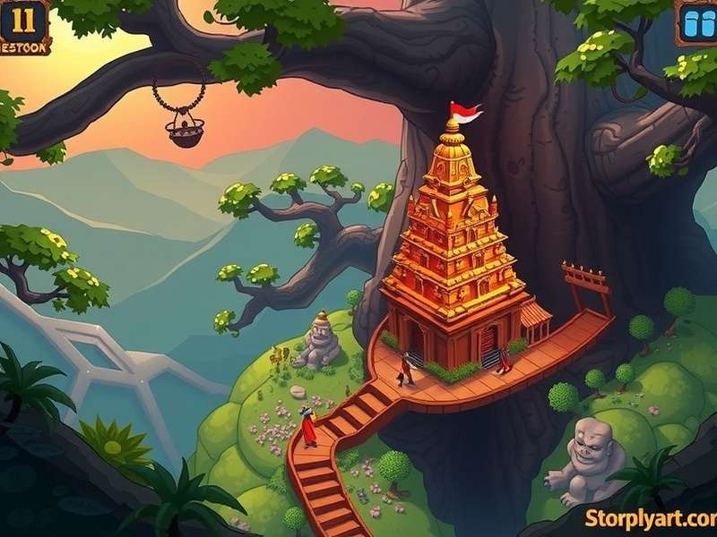 Temple Run Desktop Version Screenshot