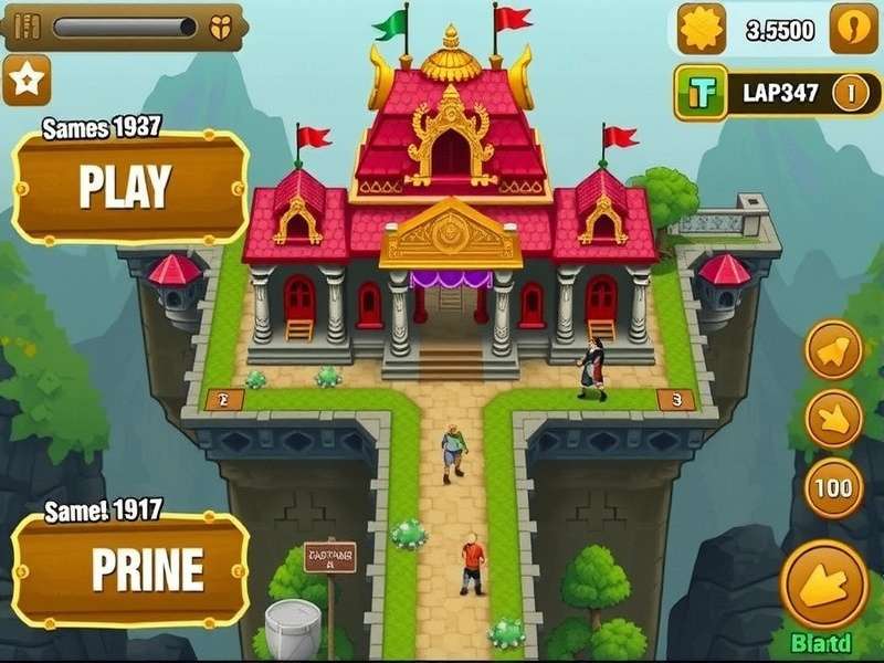 Temple Run Gameplay Screenshot