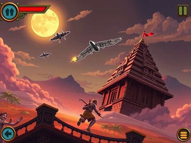 iPhone 3GS पर Temple Run गेमप्ले