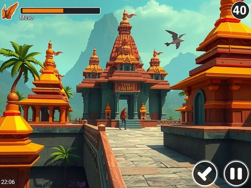 Temple Run Gameplay Screenshot