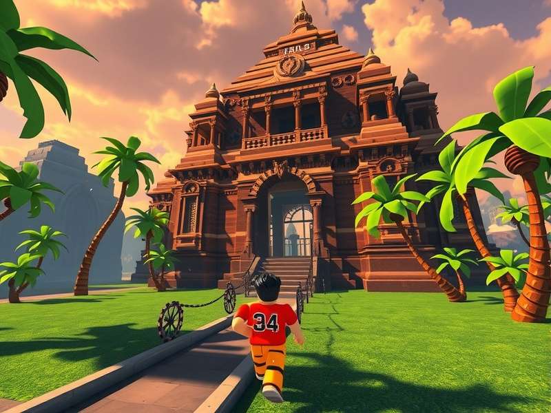 Temple Run 2 Roblox गेमप्ले स्क्रीनशॉट