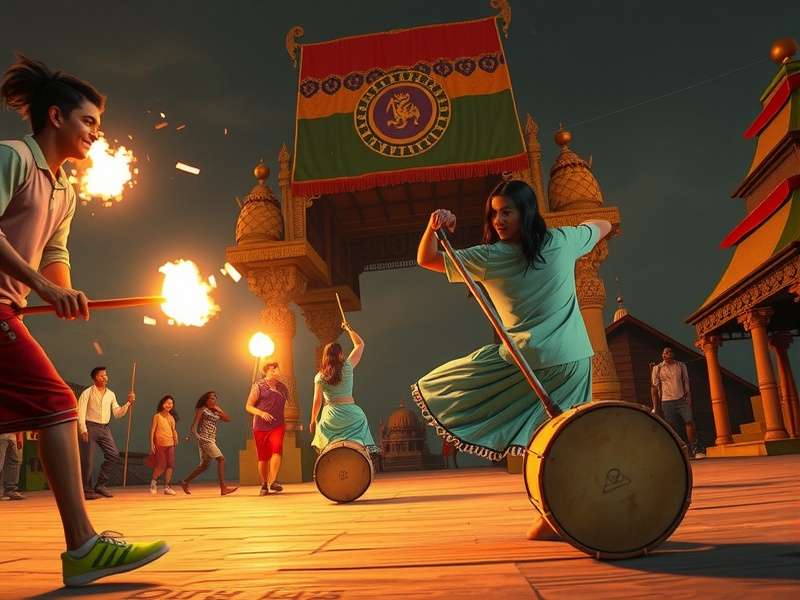 Temple Run Drums gameplay