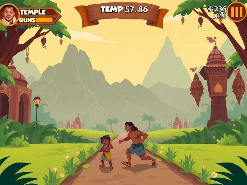 Temple Run Gameplay Screenshot