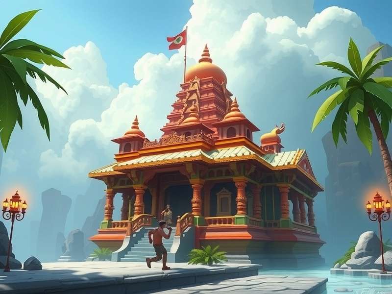 Temple Run iGameplay1337 Temple गेमप्ले