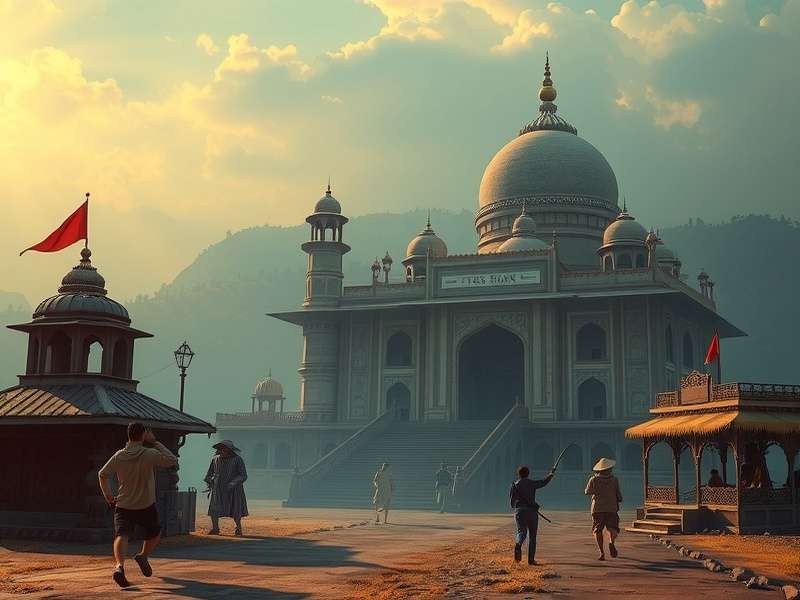 Temple Run 1867 3D गेमप्ले स्क्रीनशॉट