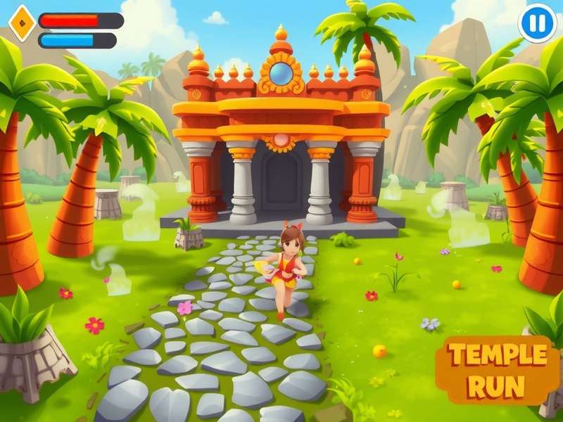 Temple Run Poki 2 गेमप्ले स्क्रीनशॉट