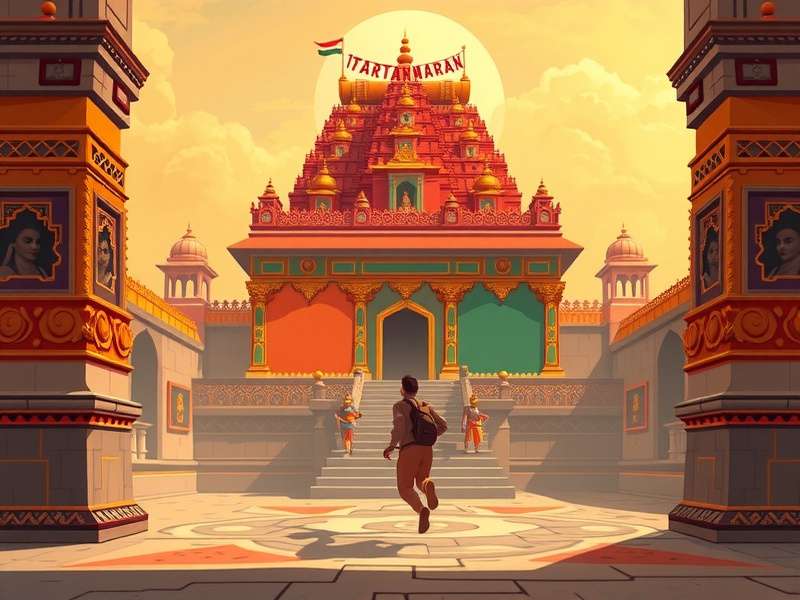 Temple Run Guy Dangerous character running from demons