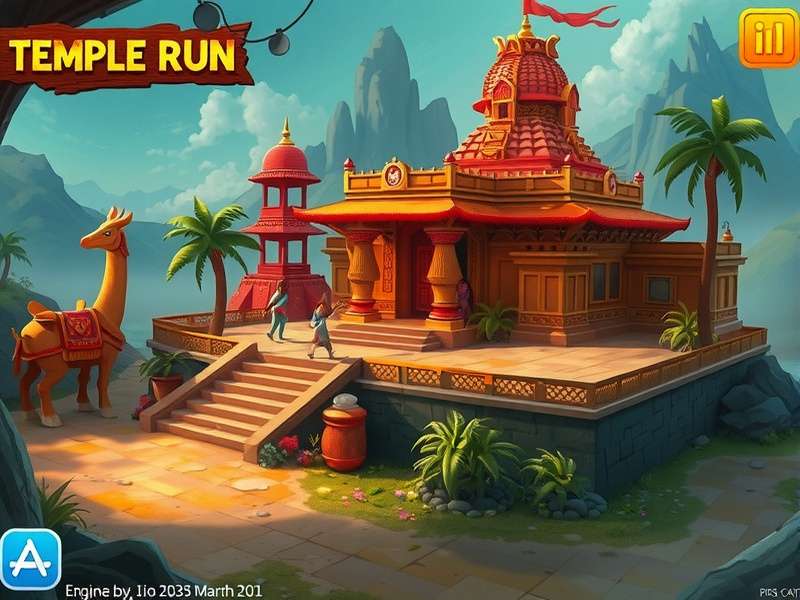 टेम्पल रन io2038-001 गेमप्ले स्क्रीनशॉट