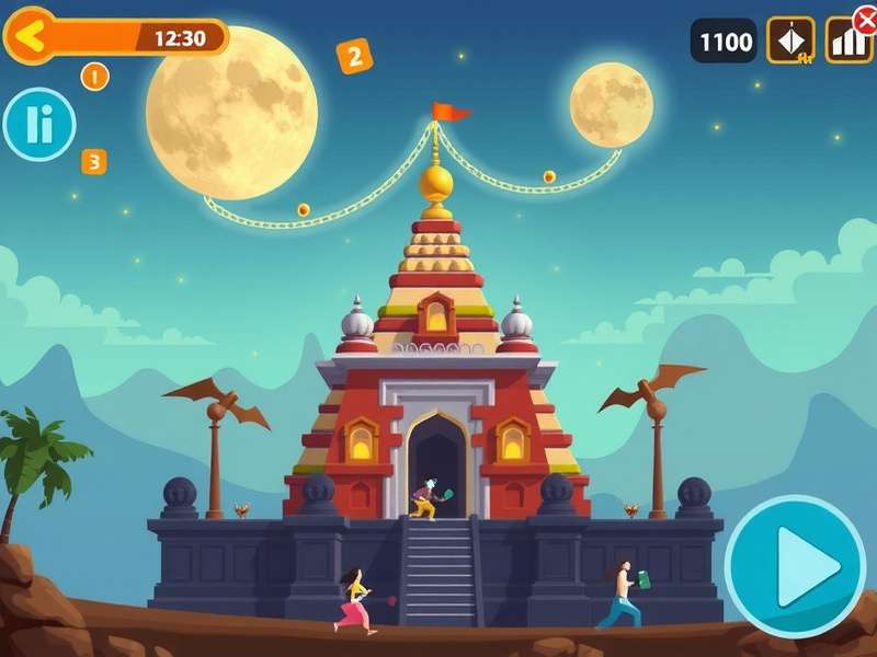 Temple Run Snokido Geometry गेमप्ले