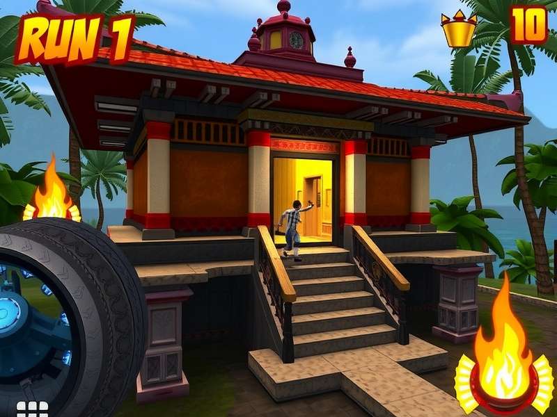 Temple Run 3D गेमप्ले स्क्रीनशॉट