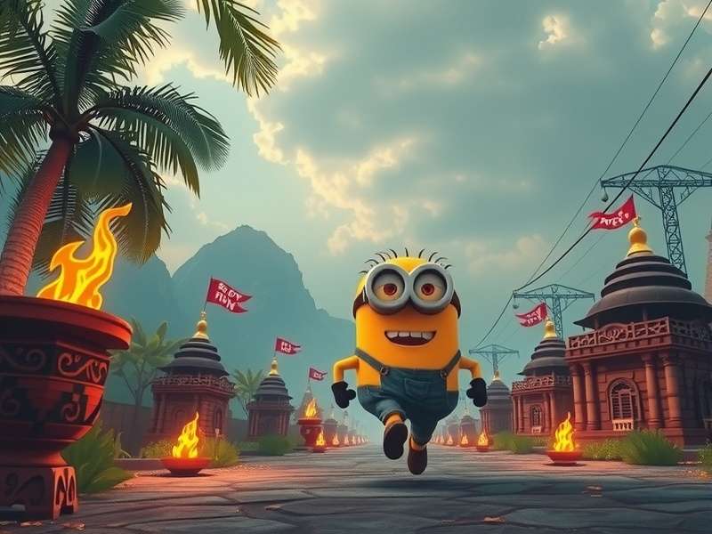 Temple Run Minion Bob gameplay screenshot