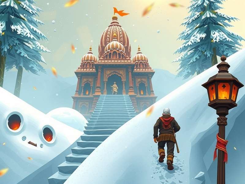 Temple Run 2 Snow Gameplay