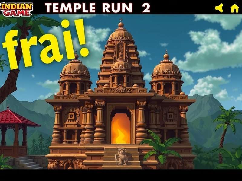 Temple Run 2 gameplay screenshot showing character running