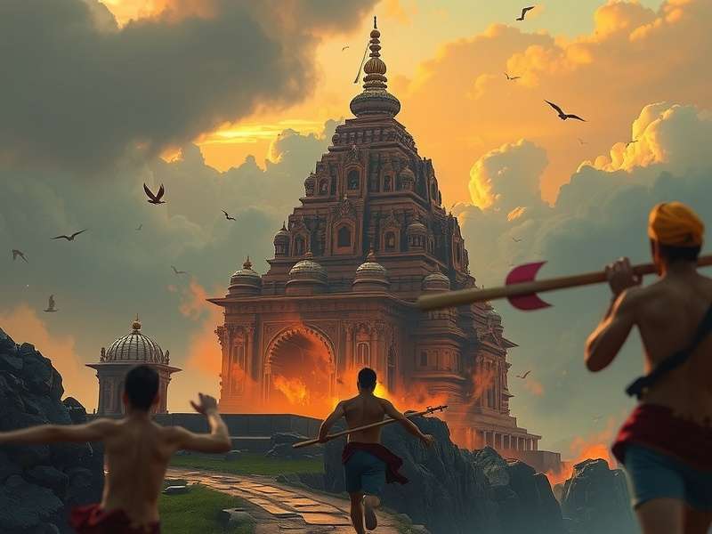 Temple Run Second Form gameplay screenshot