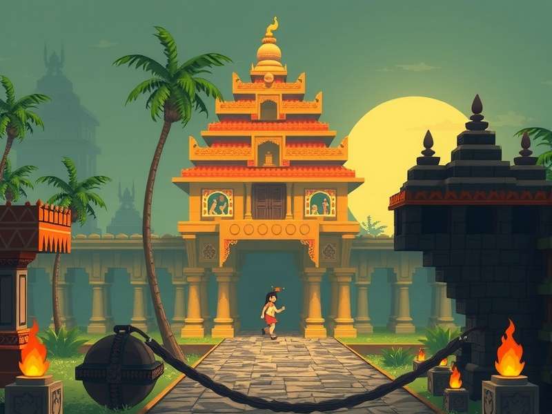 Minecraft Temple Run गेमप्ले