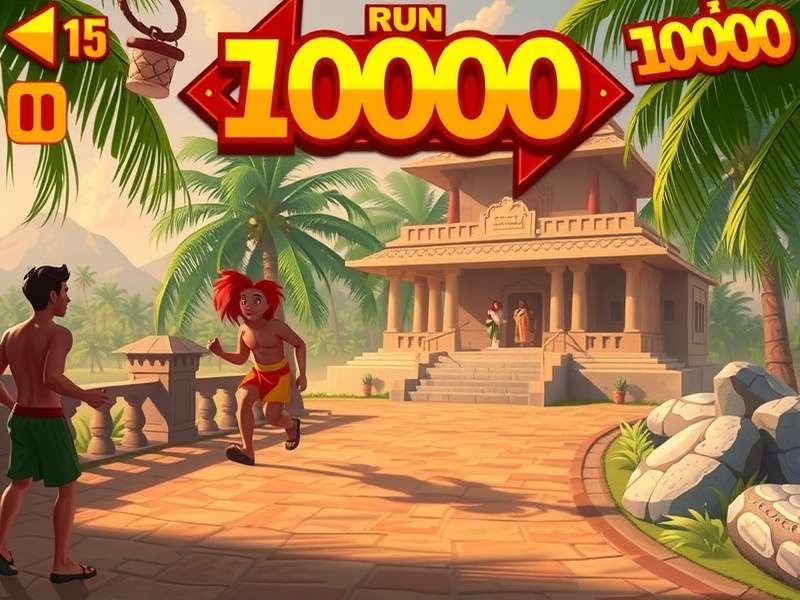 Temple Run 10000 Mix गेमप्ले स्क्रीनशॉट