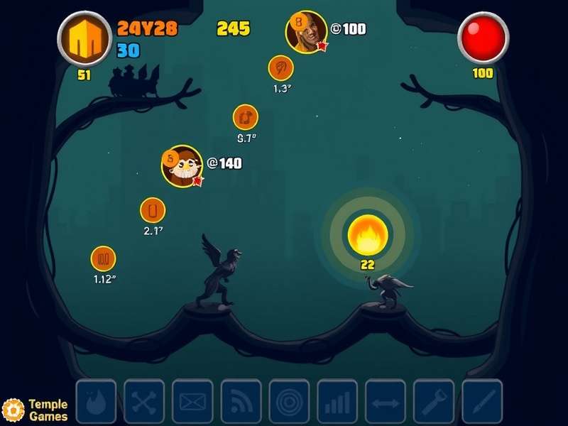 Temple Run Games Y8 gameplay screenshot