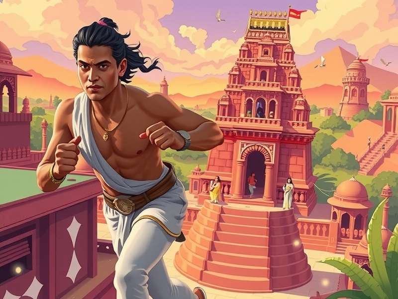 Temple Run On गेमप्ले स्क्रीनशॉट
