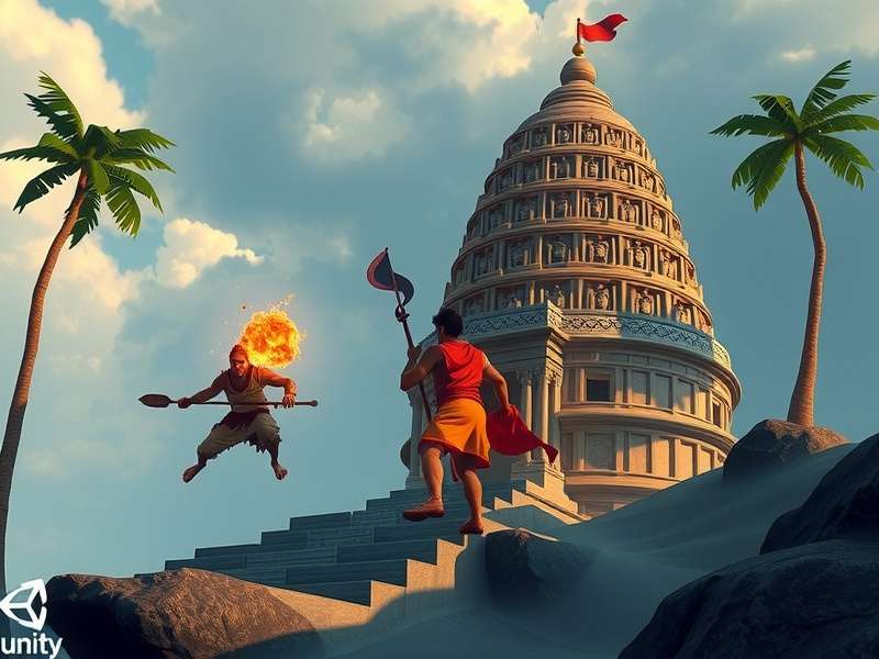 Unity 3D Temple Run गेमप्ले