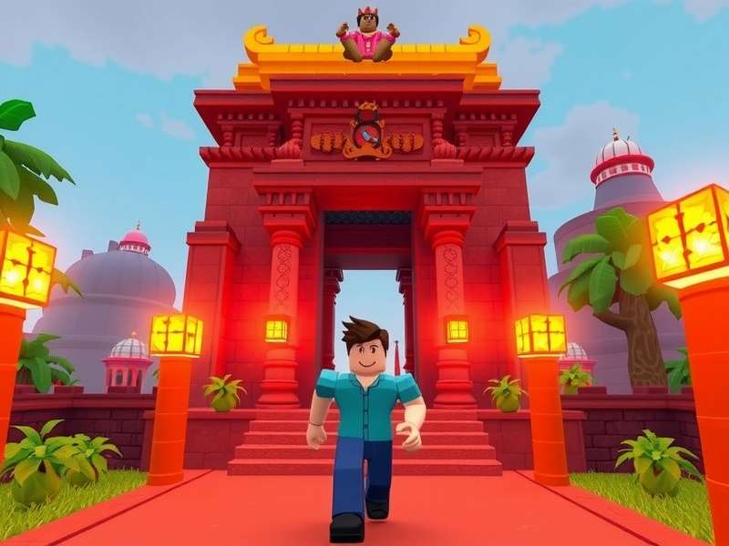 Temple Run Roblox Game Screenshot