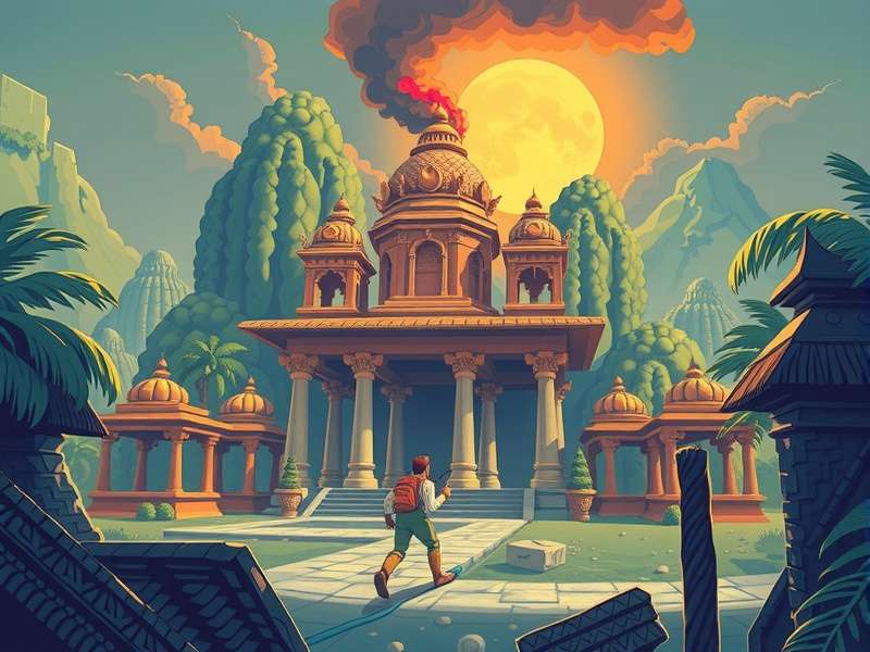 Temple Run 256 Bit गेमप्ले स्क्रीनशॉट