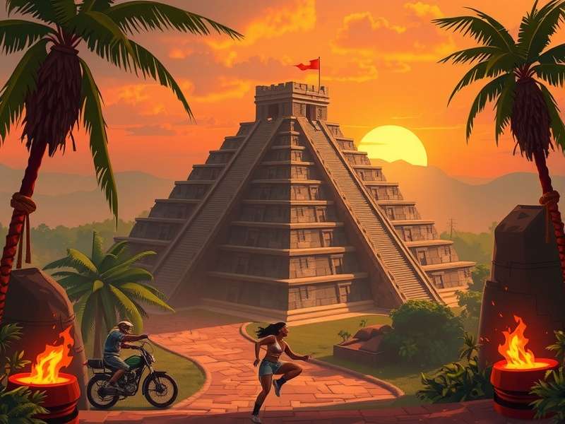 Temple Run 10000 Mexican Gameplay Screenshot