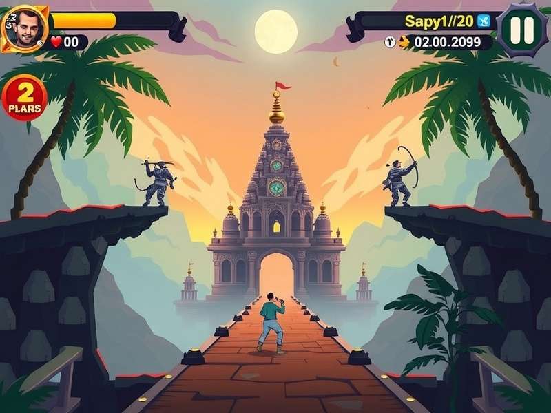 Temple Run Hack Mod इंटरफेस