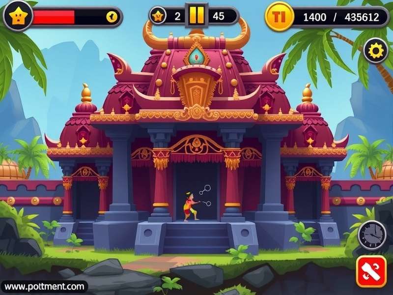 Temple Run Online Google गेमप्ले स्क्रीनशॉट