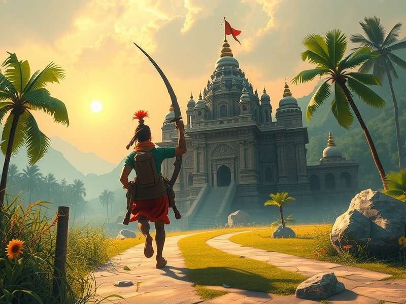 Temple Run 6726 Meadow Gameplay Screenshot
