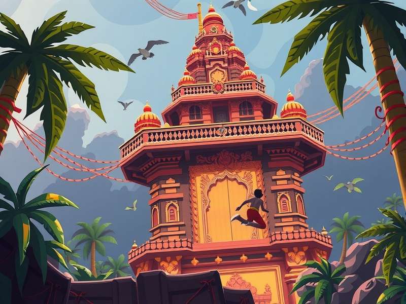 Temple Run Guy Jumping Technique