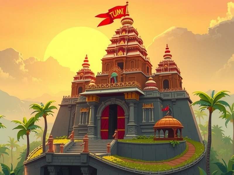 Temple Run 2 Holiday gameplay screenshot
