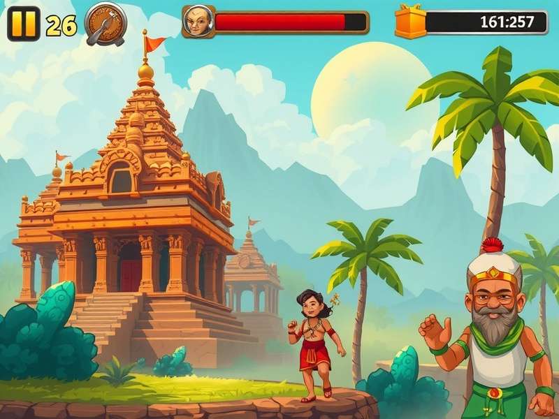 Temple Run iOS 9 गेमप्ले स्क्रीनशॉट