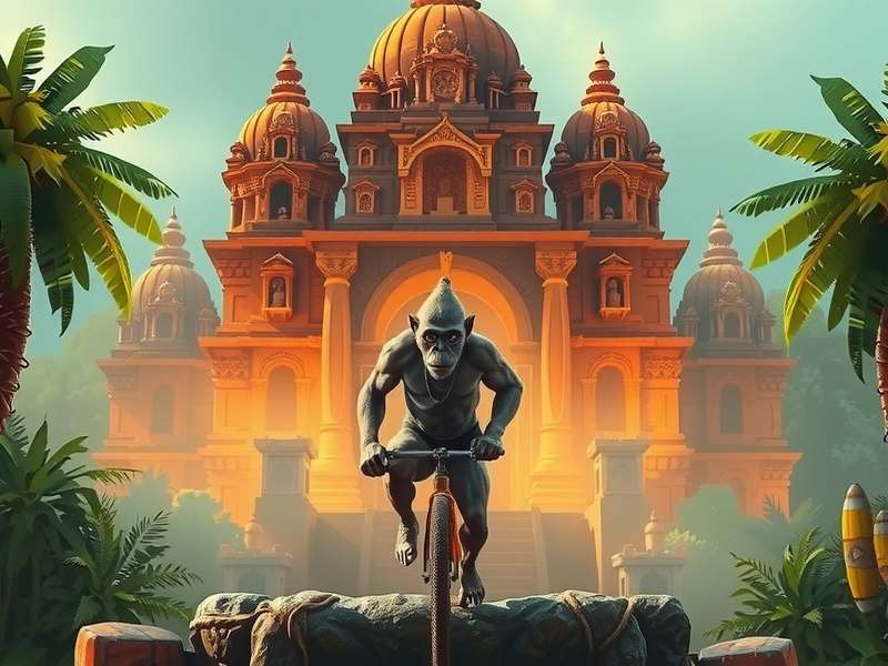 Temple Run Macaco Monkey gameplay screenshot
