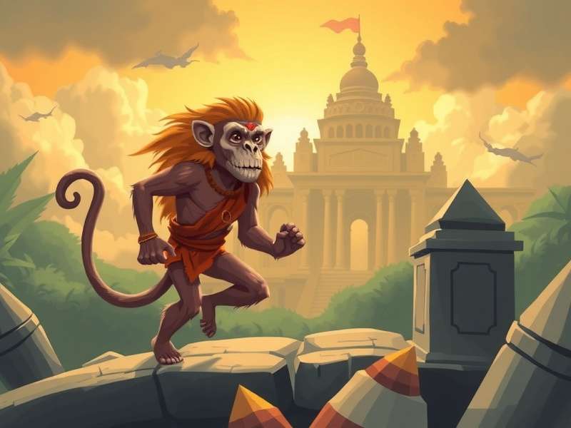 Temple Run Skull Monkey gameplay