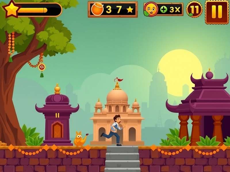 Temple Run Mini Player गेमप्ले स्क्रीनशॉट